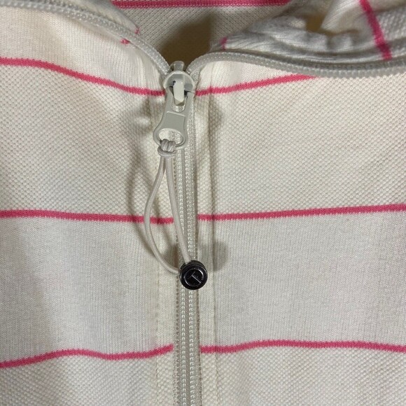 T by Talbots Women Jacket Size XS Long‎ Sleeve Full Zip Stripped Casual Outdoor - Picture 4 of 8